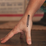 pencil tattoo