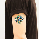 rubik cube tattoo