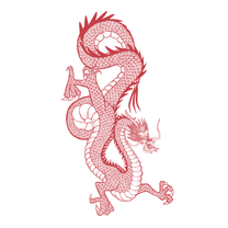 tatuaje dragon rojo