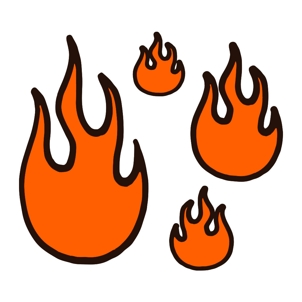NEON FLAMES (PACK DE 2)