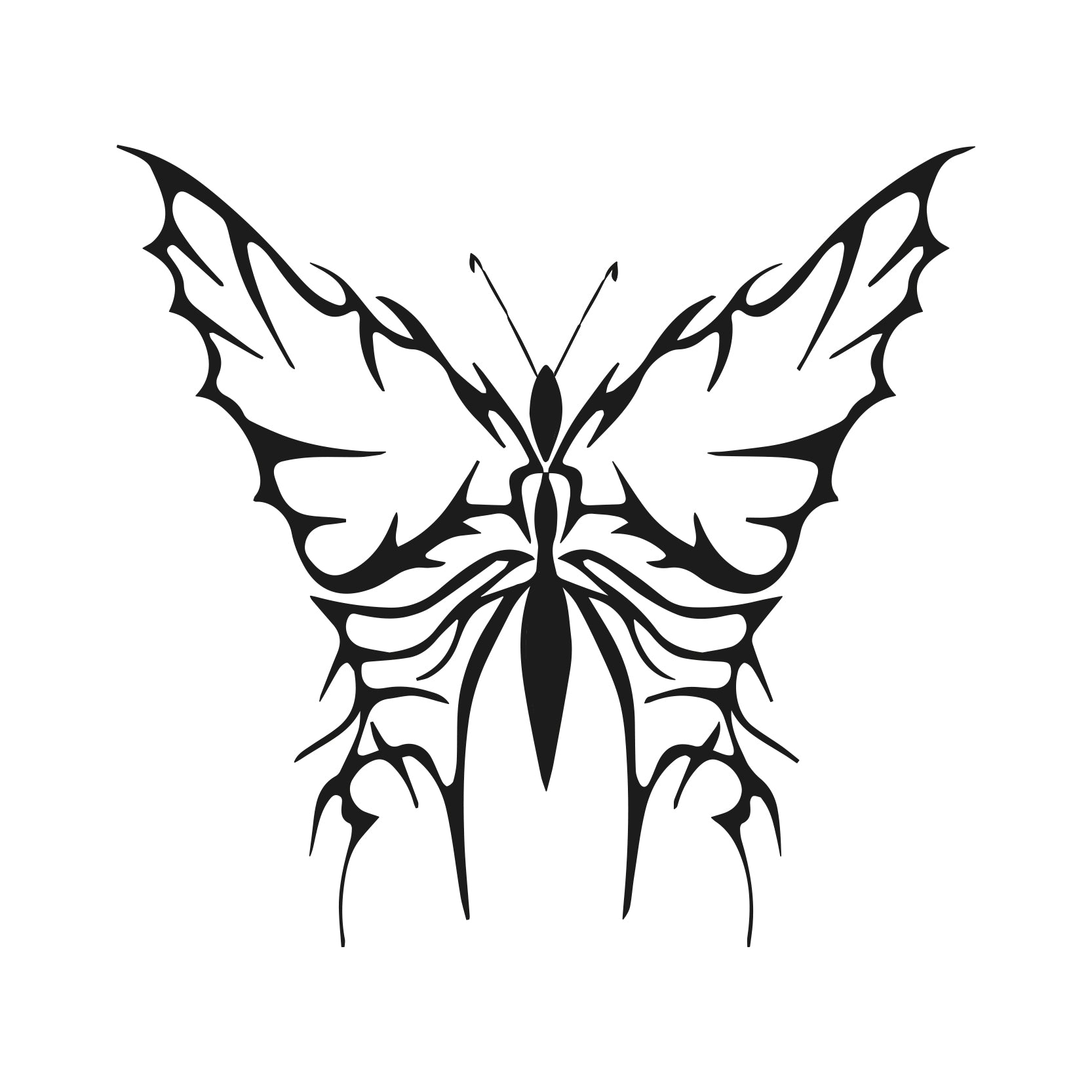 butterfly tribal