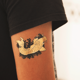 carpa koi golden tattoo