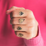 tatuaje diamantes