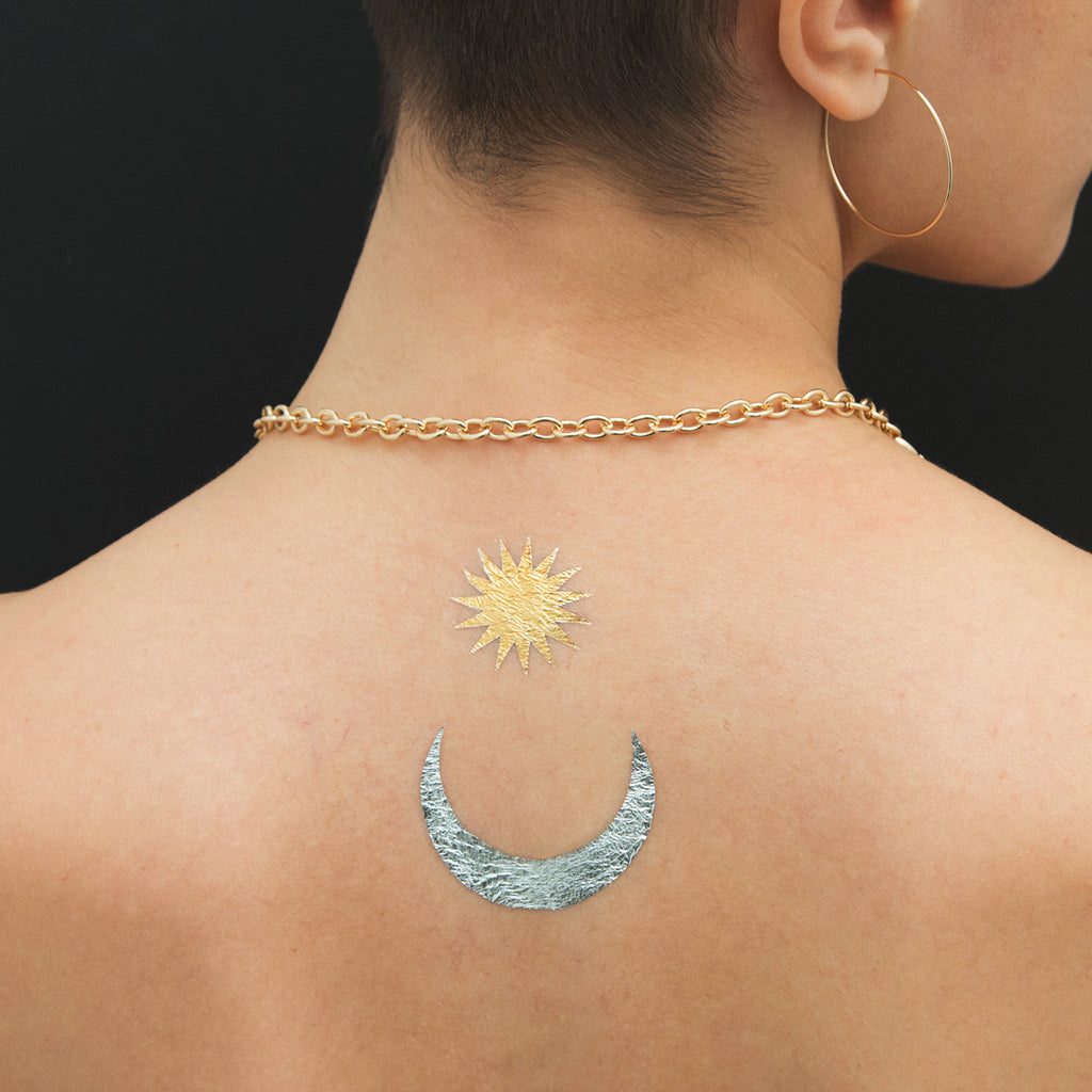 tatuaje sol y luna