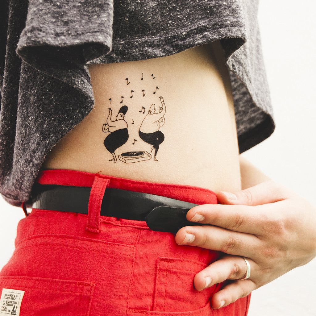 tatuaje de bailarines