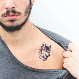 Tattoonie Temporary Tattoos wolf yelang