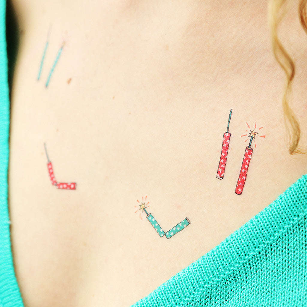 Tattoonie Temporary Tattoos chino firecrackers