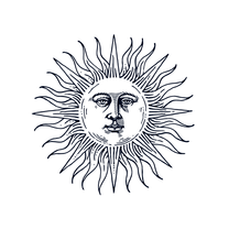 sun tattoo