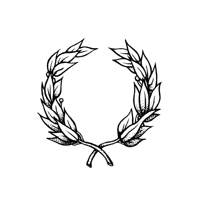 Laurel wreath tattoo