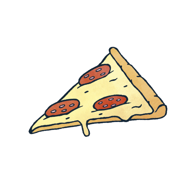 pizza tattoo