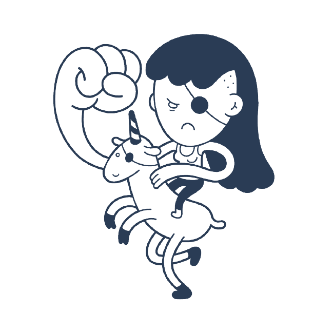 PATCH GIRL UNICORN (Set of 2)