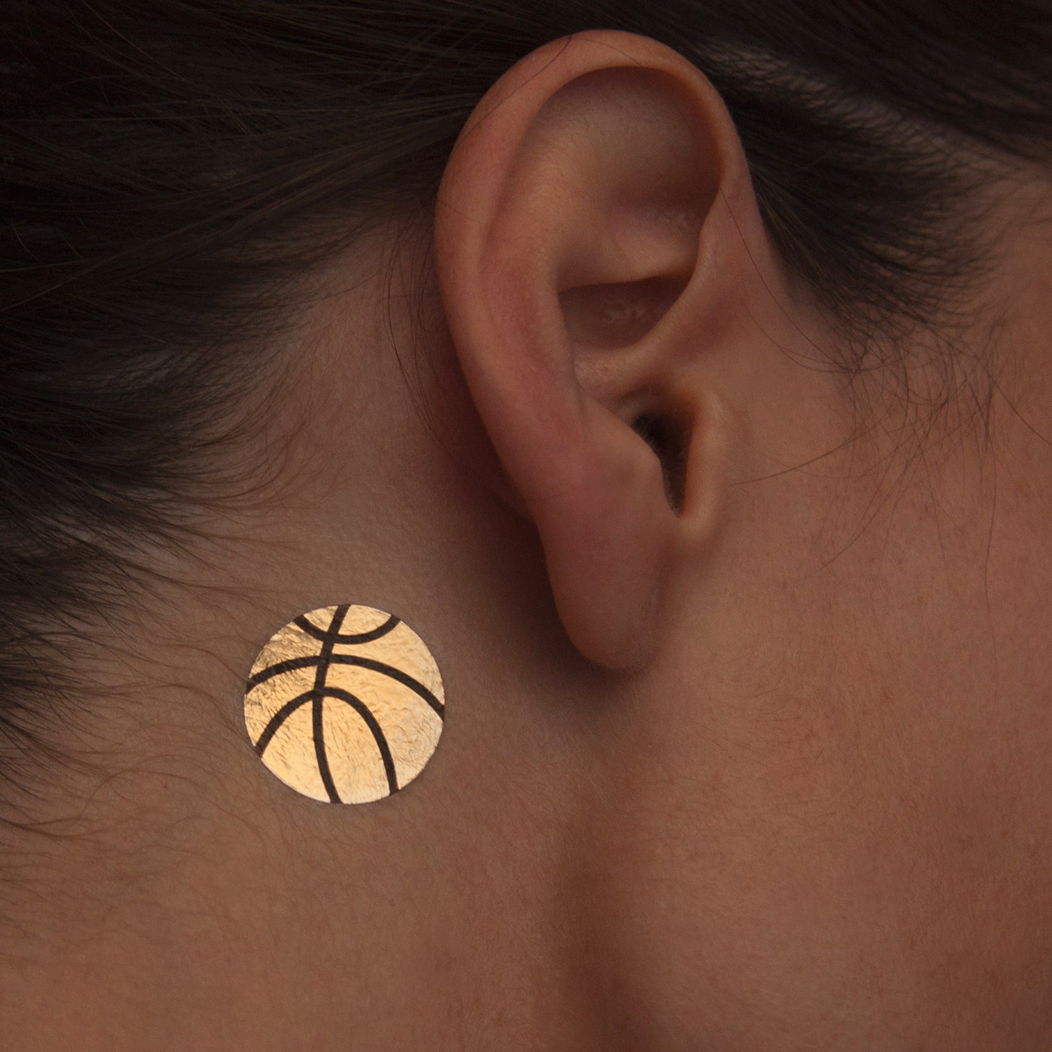 tatuaje pelota basquet