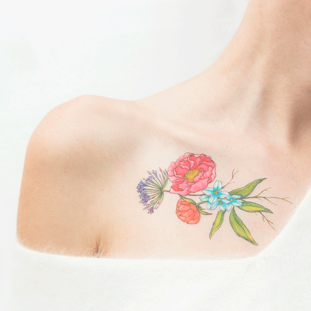 flowers tattoo