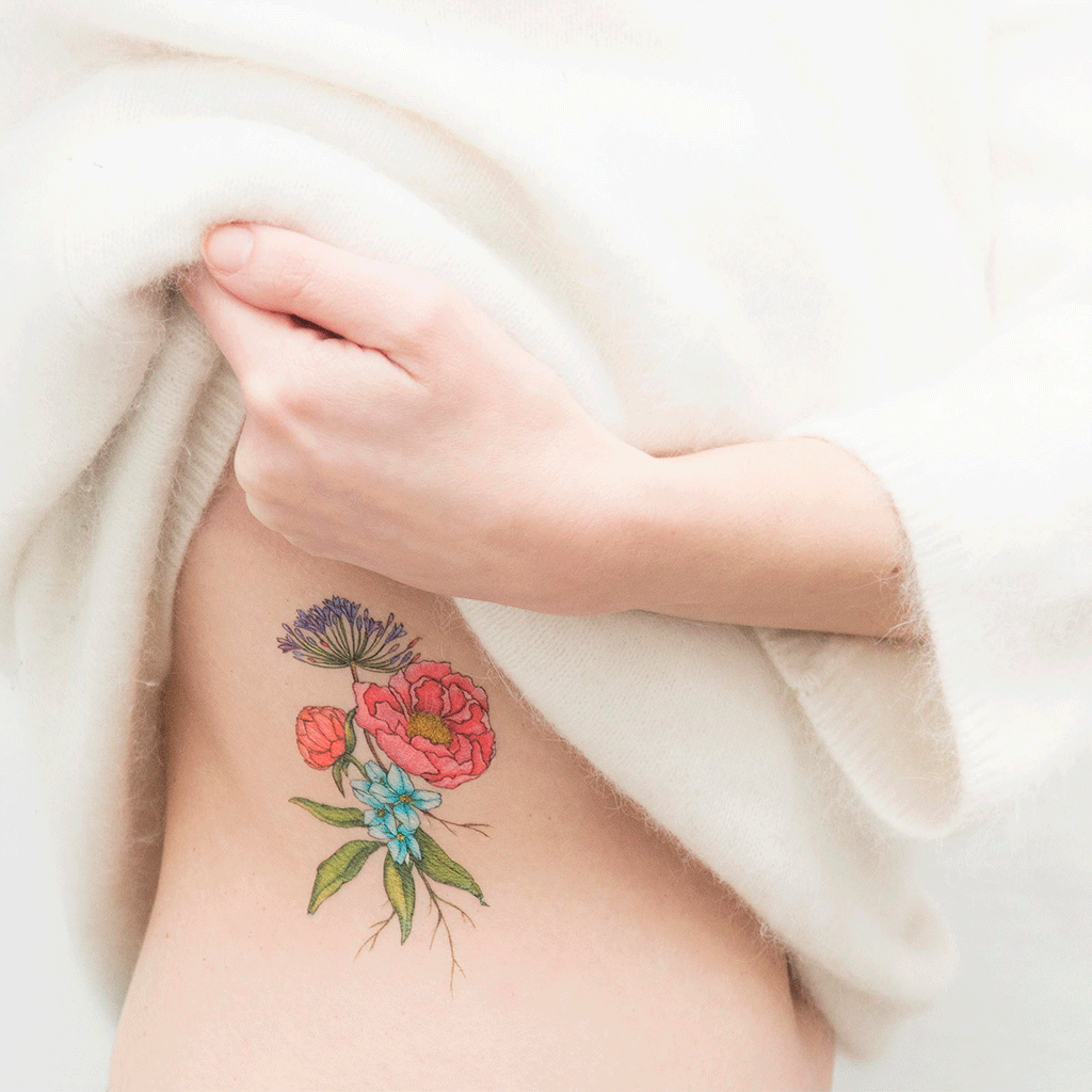 flowers tattoo