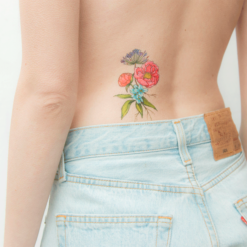 flowers tattoo