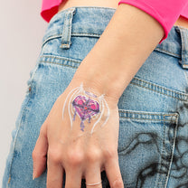 y2k heart tattoo