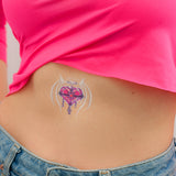 y2k heart tattoo