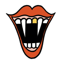 vampire tooth tattoo