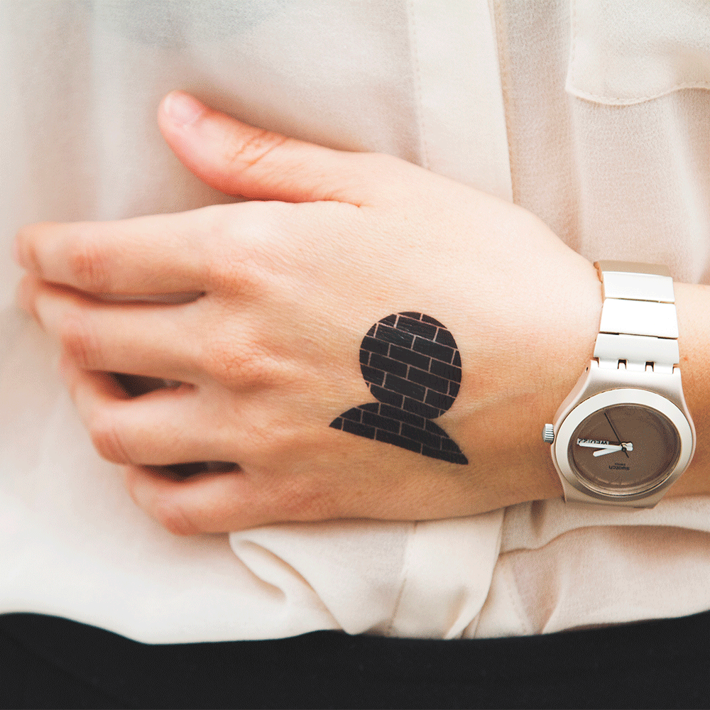 dominic kesterton tattoonie temporary tattoos hand dog