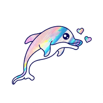 iridescent dolphin tattoo