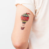 hot air ballon tattoo