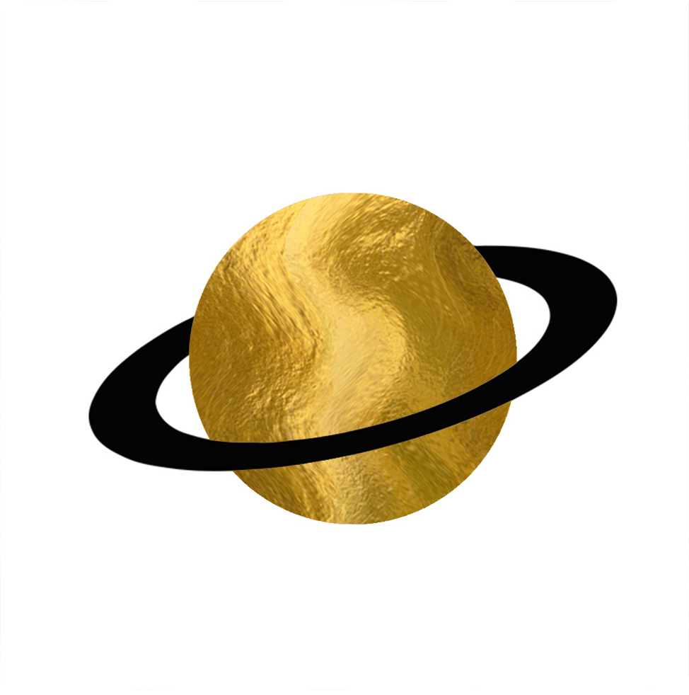 golden planet tattoo