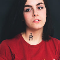 fingers crossed tattoo