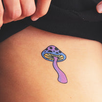 mushroom tattoo