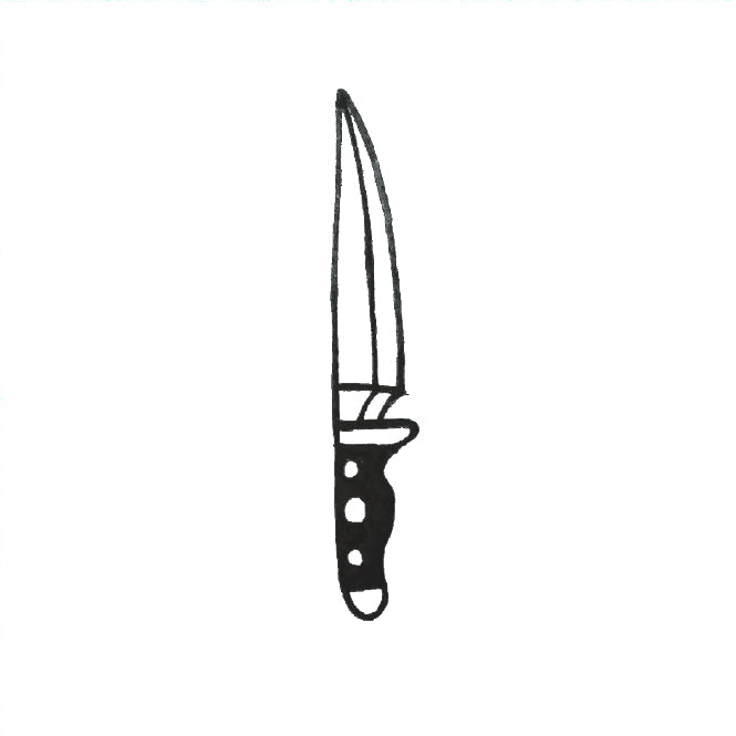 knife tattoo