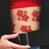 tatuaje flor sakura