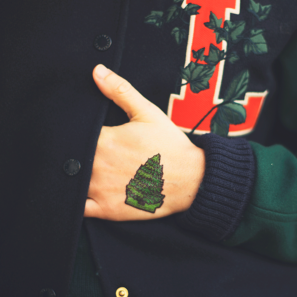 pine freshener tattoo