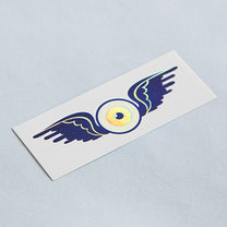 eye with wings tattoo