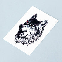 Tattoonie Temporary Tattoos wolf yelang