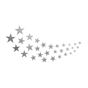 metallic stars tattoo