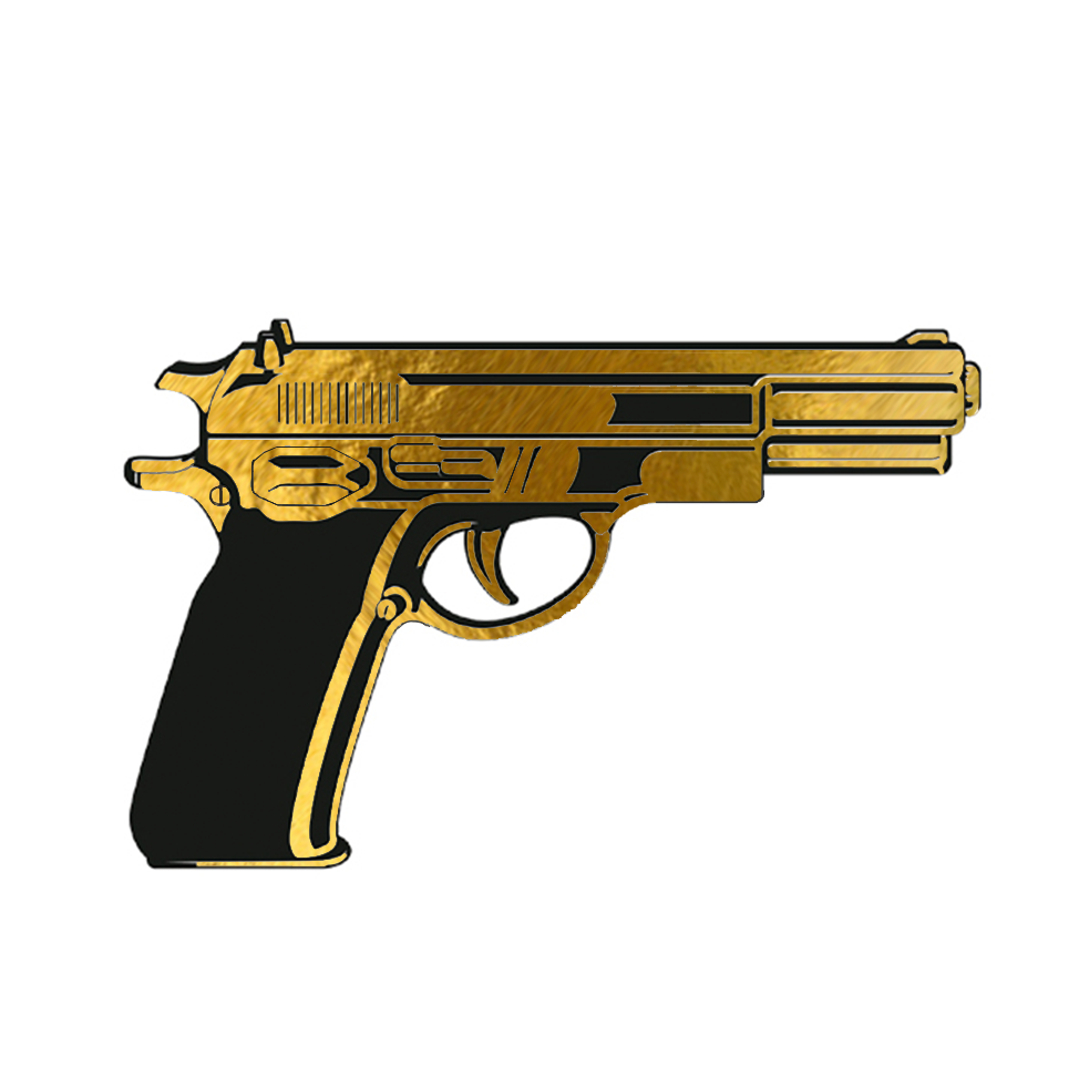 The Golden Gun (Set of 2) 