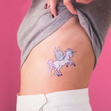Tattoonie Temporary Tattoos holografic unicorn iridiscent