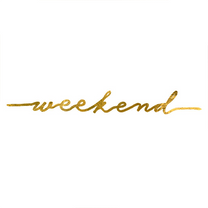 WEEKEND (Set of 2)