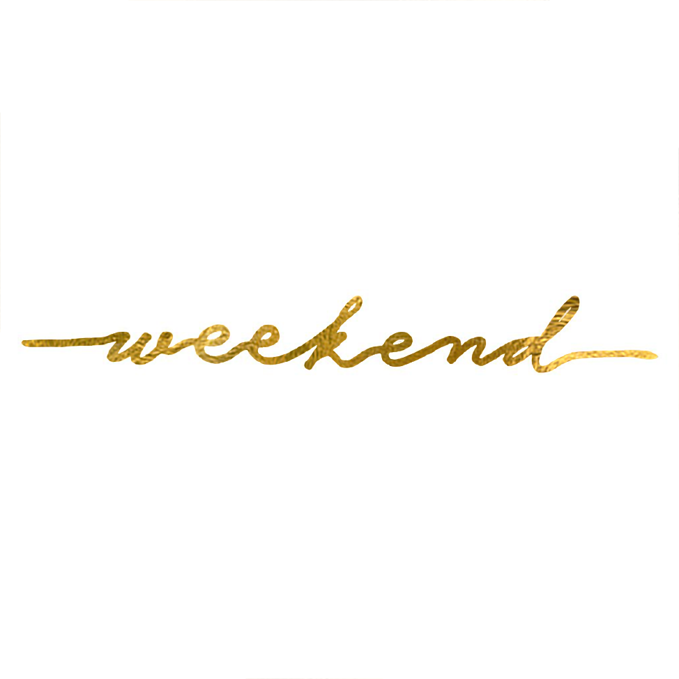 WEEKEND (Set of 2)
