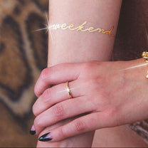 Tattoonie Temporary Tattoos golden weekend