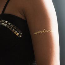 Tattoonie Temporary Tattoos golden weekend