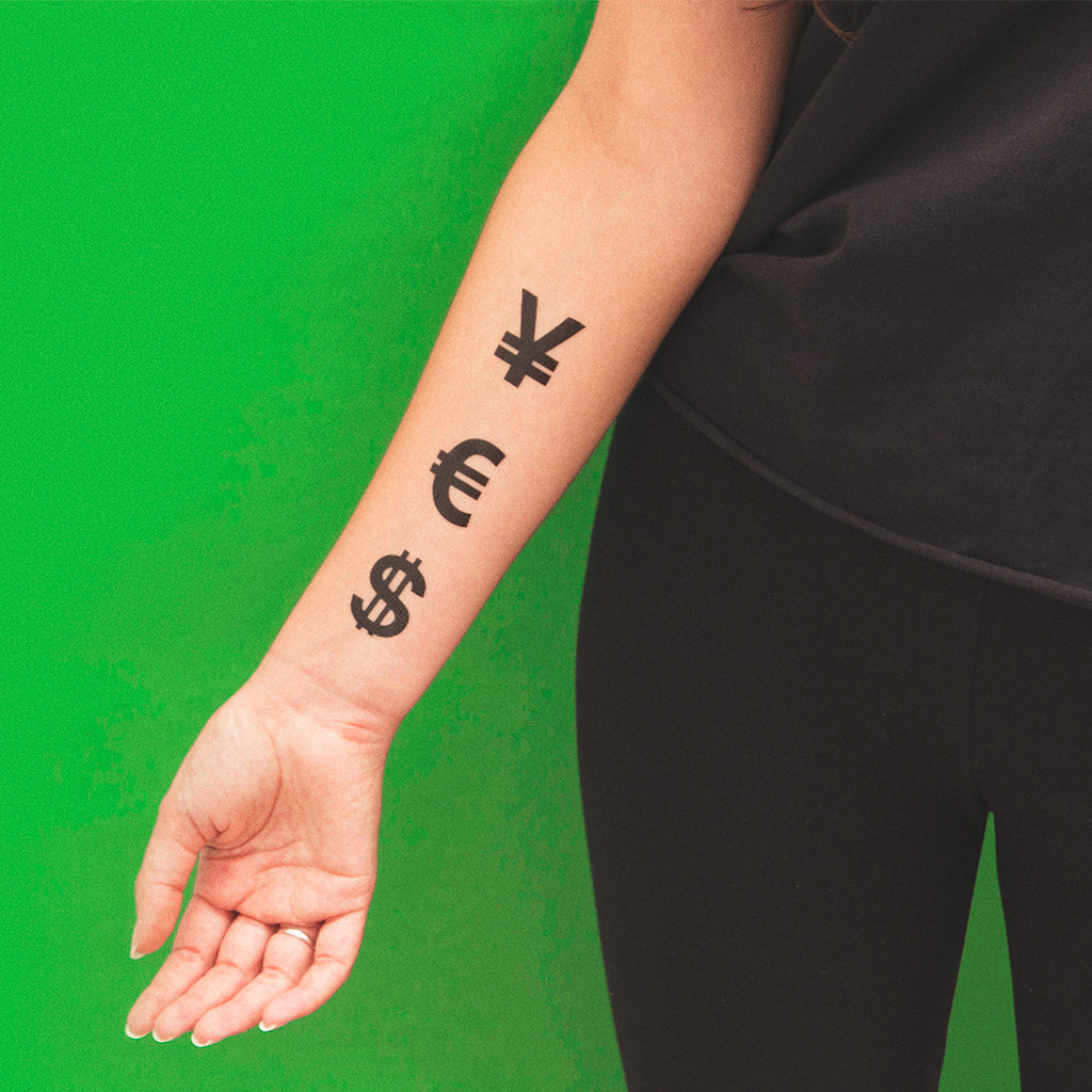 Tattoonie Temporary Tattoos yes sign