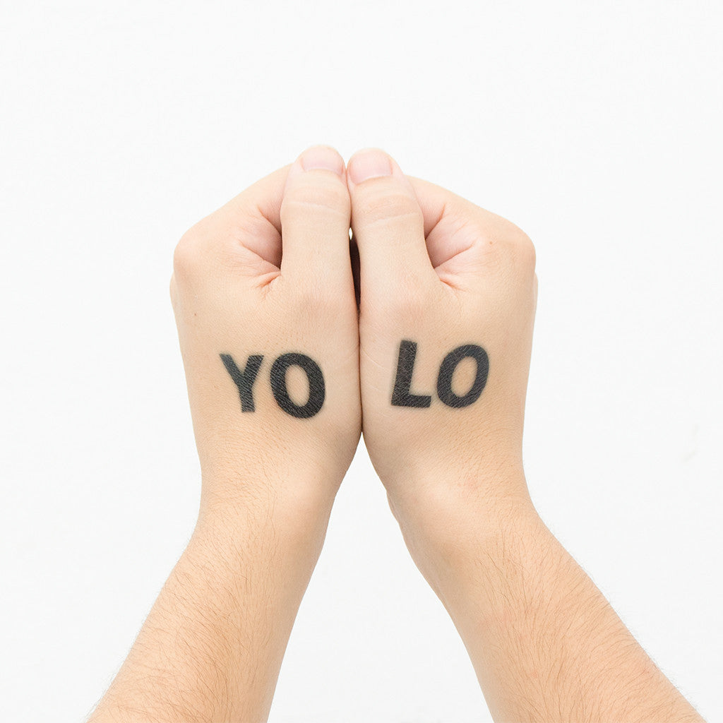 Tattoonie Temporary Tattoos yolo