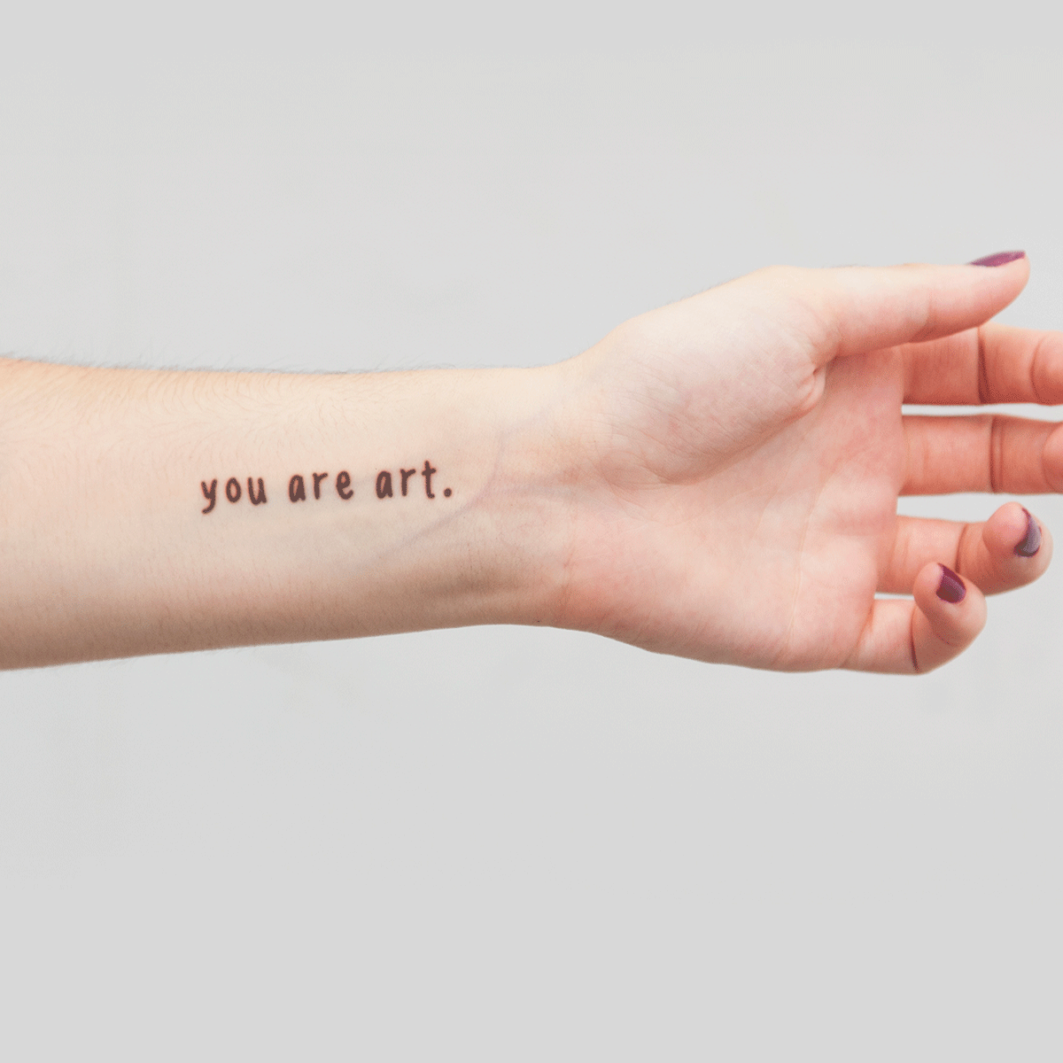 tattoonie temporary tattoos you are art